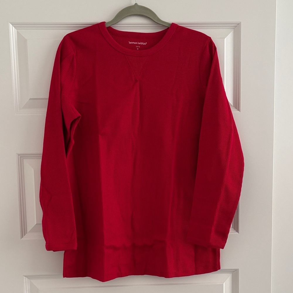 Woman Within Long Sleeve Thermal Tee